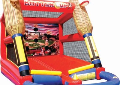 Inflatable batting cage