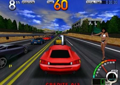 Screen shot of california speed video game