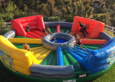 4 player real life inflatable hungry hungry hippo game