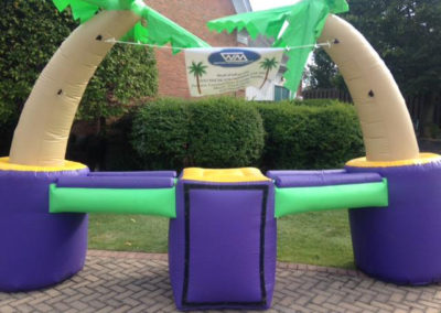 Image of inflatable tropical bar